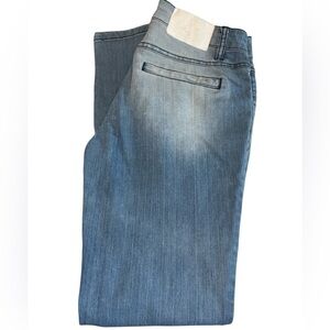 BCBGENERATION jeans tapered to ankle zippered pockets/ankle button/zip Sz 25